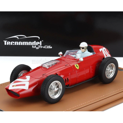 TECNOMODEL FERRARI F1  DINO 246/256 TEAM SCUDERIA FERRARI N 20 WINNER MONZA ITALY GP (with pilot figure) 1960 PHILIP HILL - RED 