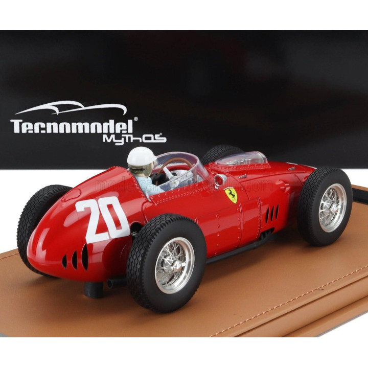 TECNOMODEL FERRARI F1  DINO 246/256 TEAM SCUDERIA FERRARI N 20 WINNER MONZA ITALY GP (with pilot figure) 1960 PHILIP HILL - RED 