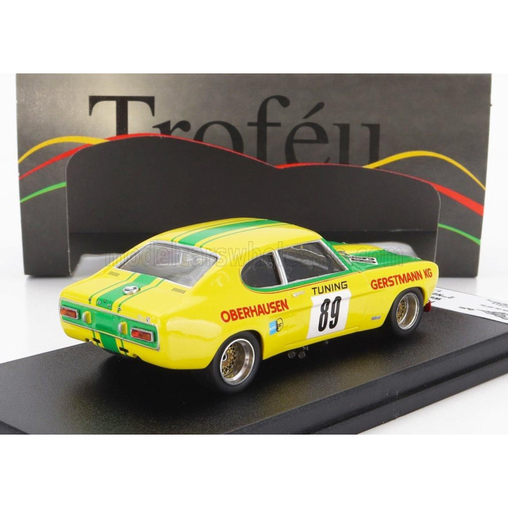 TROFEU FORD ENGLAND CAPRI 2600 RS N 89 2nd NURBURGRING 1972 W.CHRISTMANN - YELLOW GREEN 1/43