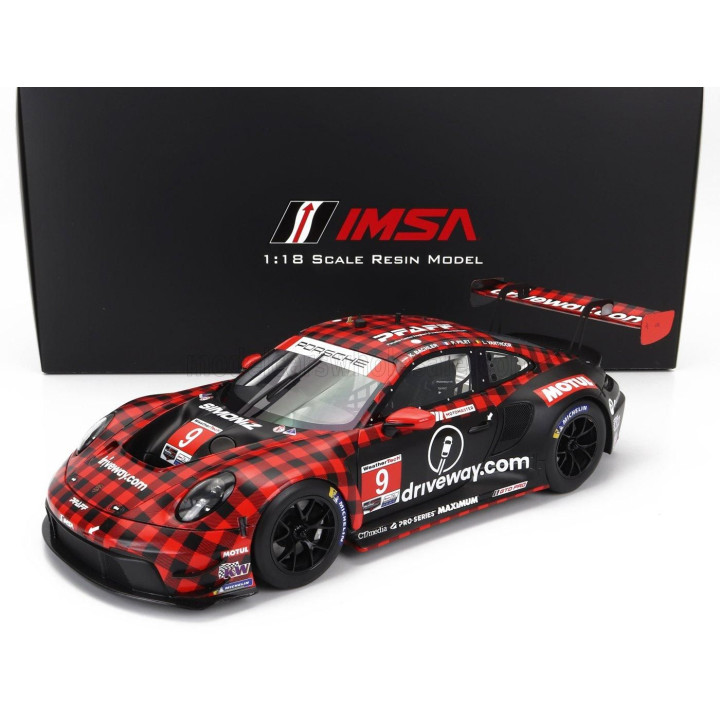 TRUESCALE PORSCHE 911 992 GT3 R TEAM PFAFF MOTORSPORTS N 9 WINNER GTD PRO CLASS 12h SEBRING 2023 KLAUS BACHLER - PATRICK PILET -