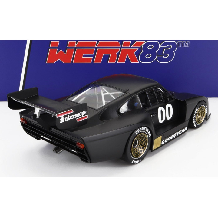 WERK83 PORSCHE 935 K4 TURBO TEAM INTERSCOPE RACING N 00 IMSA 1981 D.ONGAIS - MATT BLACK 1/18