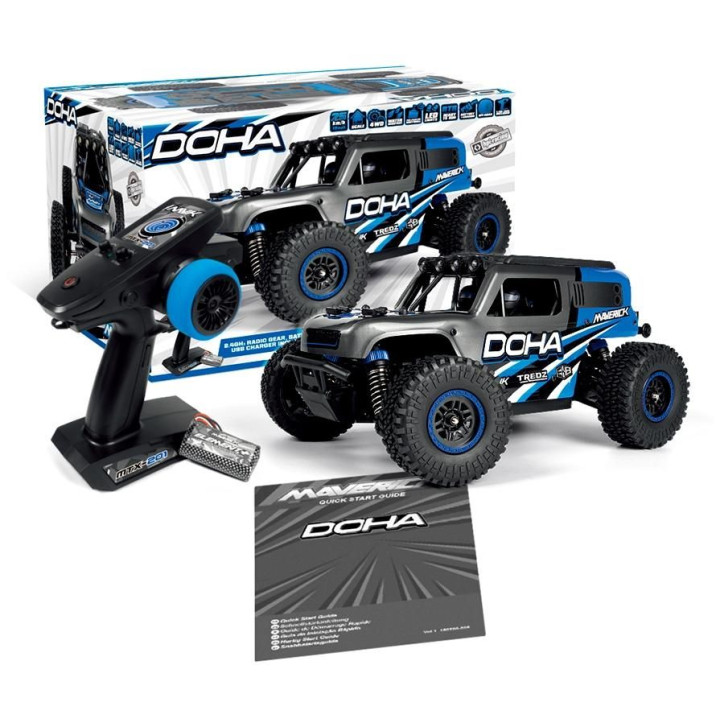 Maverick Doha 1/20 4WD Electric Truck - Modrý