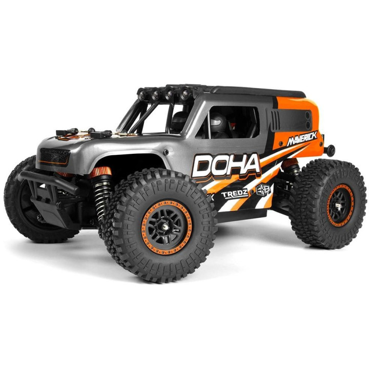 Maverick Doha 1/20 4WD Electric Truck - Oranžový