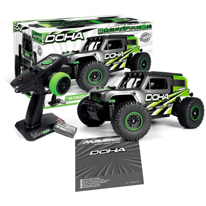 Maverick Doha 1/20 4WD Electric Truck - Zelený