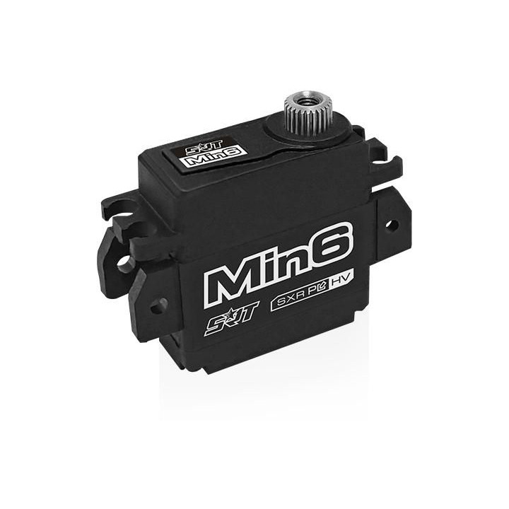 MIN6 HiVOLT CORELESS Digital servo pro 1/12 Pancar (9kg-0,062s/60°)
