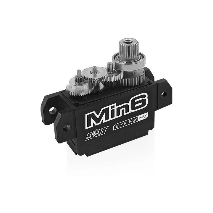 MIN6 HiVOLT CORELESS Digital servo pro 1/12 Pancar (9kg-0,062s/60°)