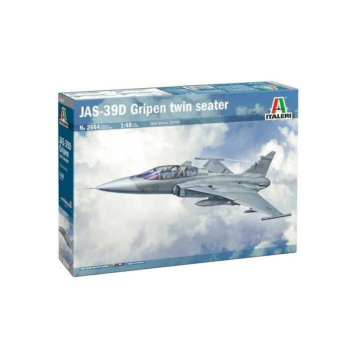 Model Kit letadlo 2664 - JAS 39 GRIPEN TWIN SEATER (1:48)