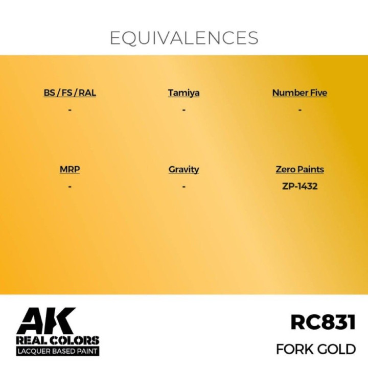 Fork Gold 17 ml