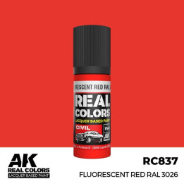 Fluorescent Red RAL 3026 17 ml