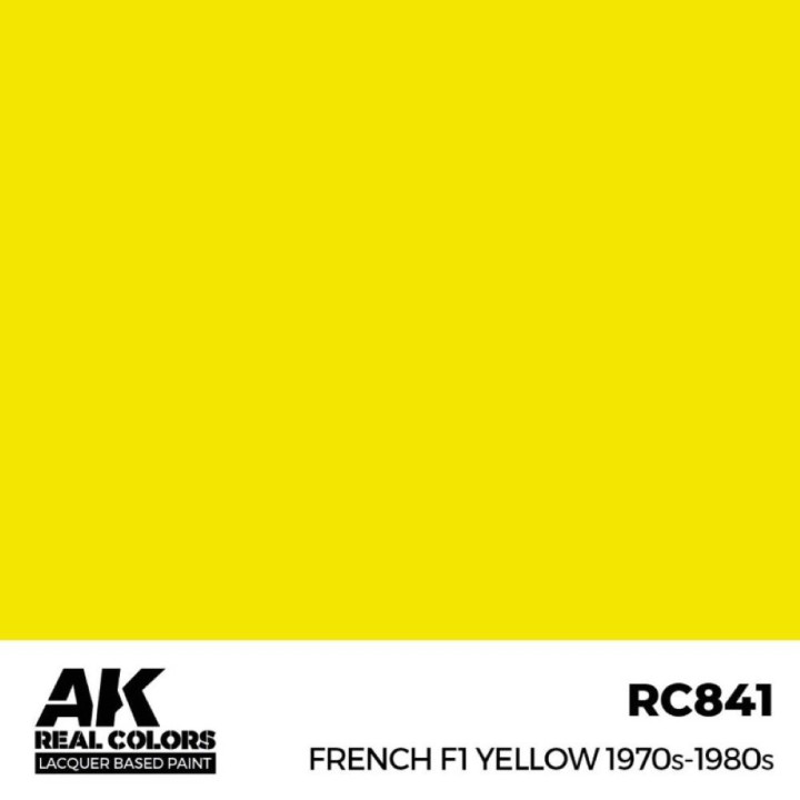 French F1 Yellow 1970s-1980s 17ml