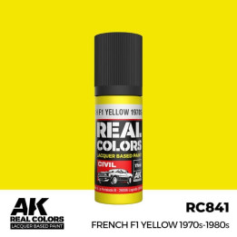 French F1 Yellow 1970s-1980s 17ml