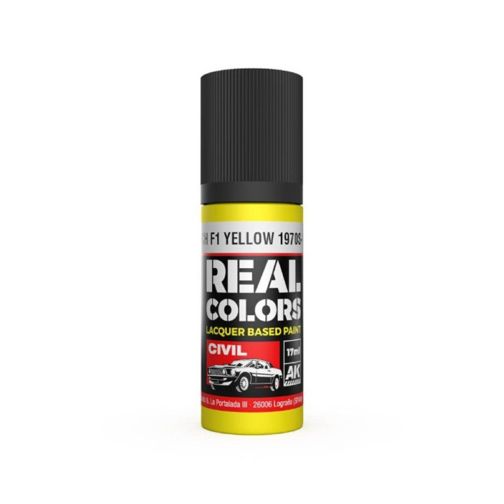 French F1 Yellow 1970s-1980s 17ml