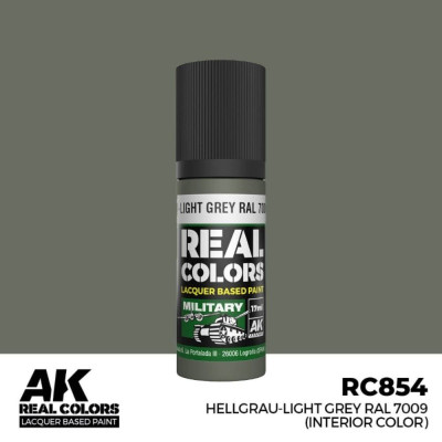 Hellgrau-Light Grey RAL 7009 (interior color) 17 ml