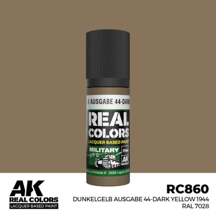 Dunkelgelb Ausgabe 44-Dark Yellow 1944 RAL 7028 17 ml