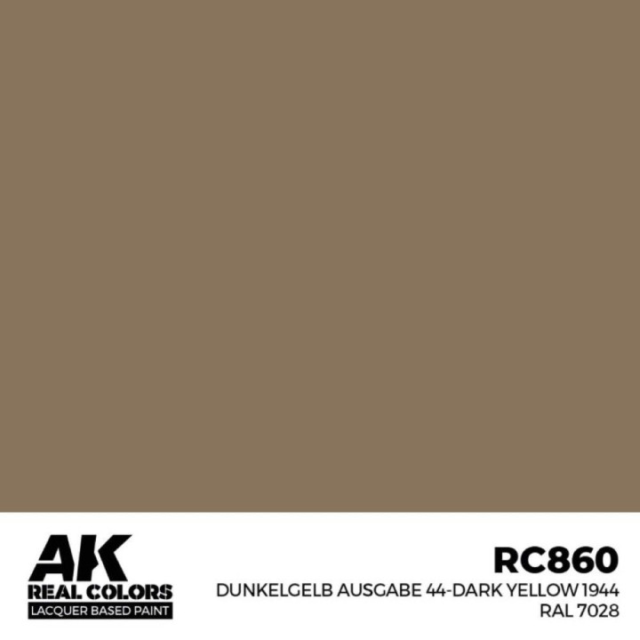 Dunkelgelb Ausgabe 44-Dark Yellow 1944 RAL 7028 17 ml