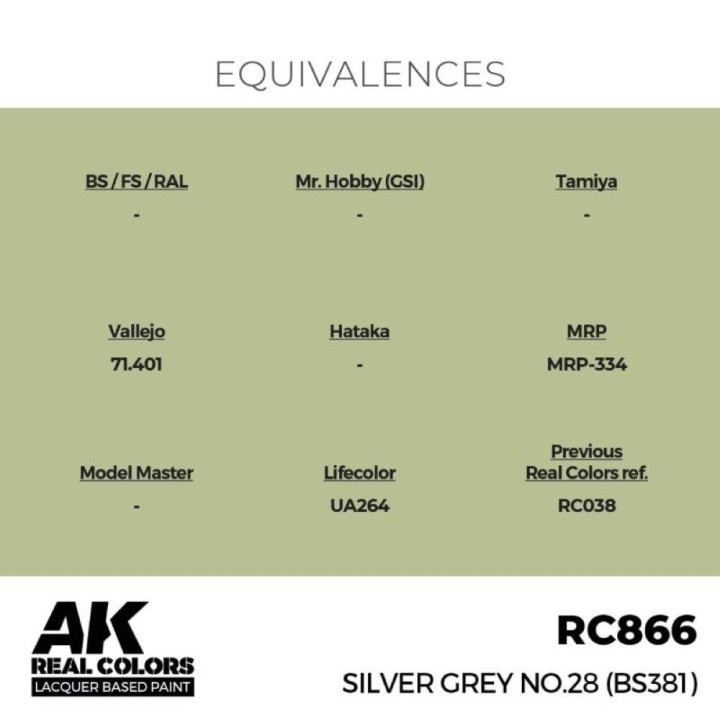 Silver Grey No.28 (BS381) 17 ml