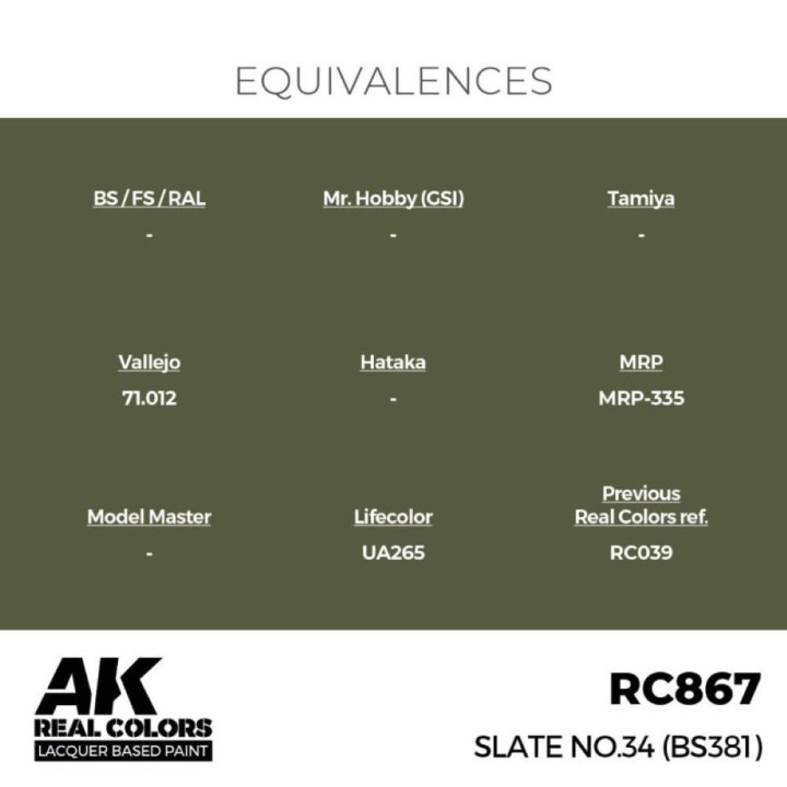 Slate No.34 (BS381) 17 ml