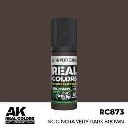 S.C.C. No.1A Very Dark Brown 17 ml