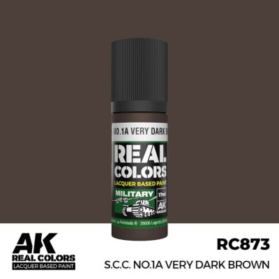S.C.C. No.1A Very Dark Brown 17 ml