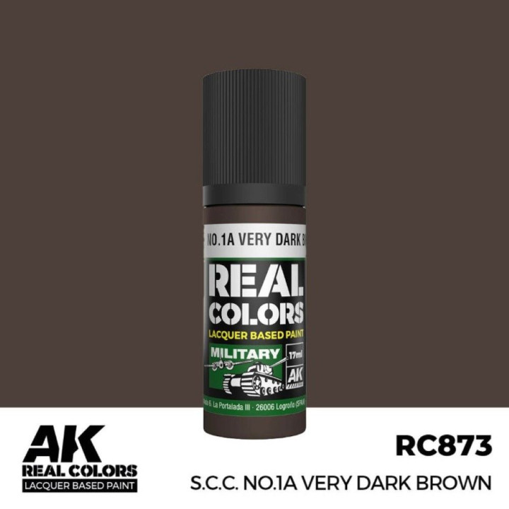 S.C.C. No.1A Very Dark Brown 17 ml