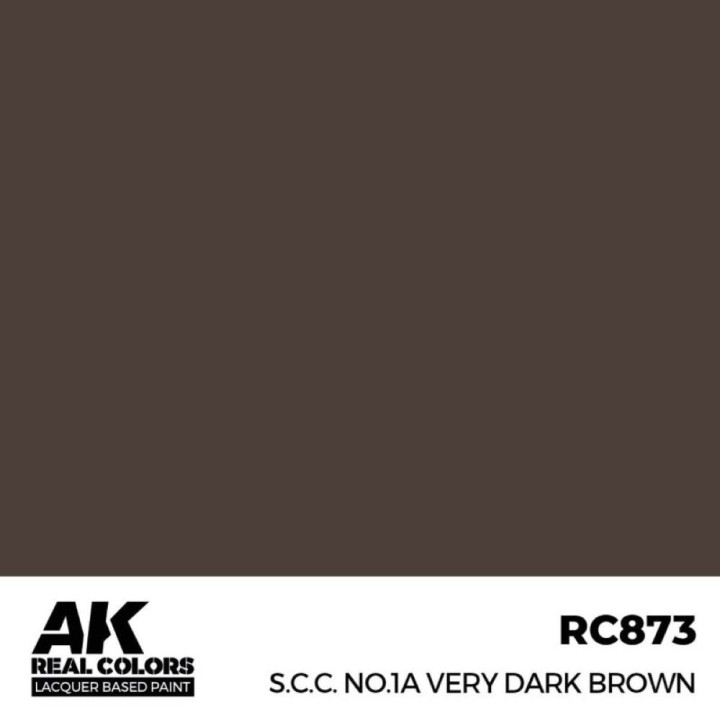 S.C.C. No.1A Very Dark Brown 17 ml