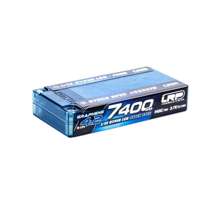 LRP 1/12 Hyper LCG StockSpec GRAPHENE-4.2 7400mAh Hardcase akumulátor - 3.7V - 140C/70C