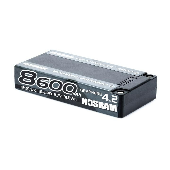 NOSRAM 1/12 Hyper LCG Modified GRAPHENE-4.2 8600mAh Hardcase akumulátor - 3.7V - 120C/60C