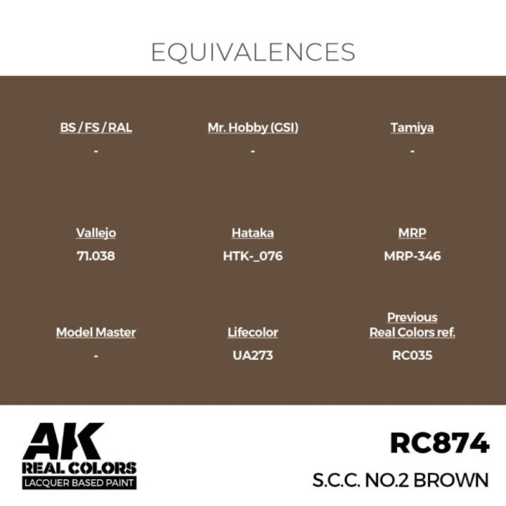 S.C.C. No.2 Brown 17 ml