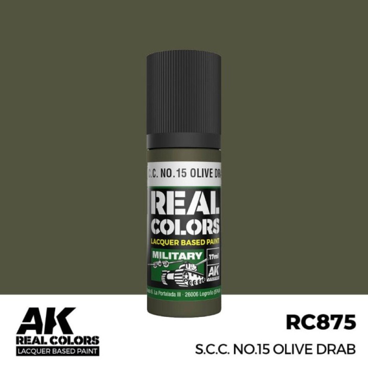 S.C.C. No.15 Olive Drab 17 ml