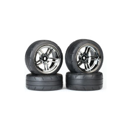 4-Tec 2.0: Kola 1.9" split-spoke černě chromované (2+2)