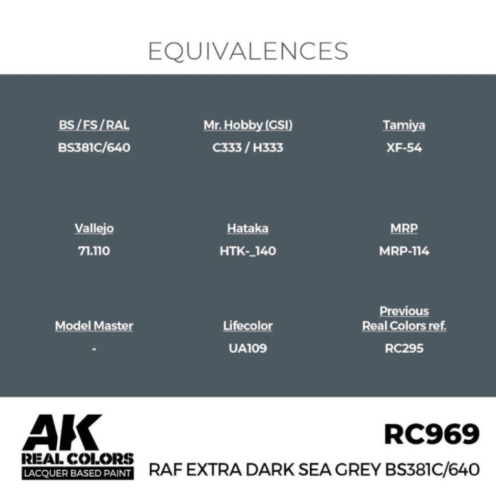 RAF Extra Dark Sea Grey BS381C/640 17 ml