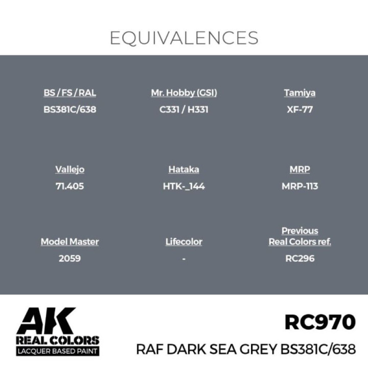 RAF Dark Sea Grey BS381C/638 17 ml