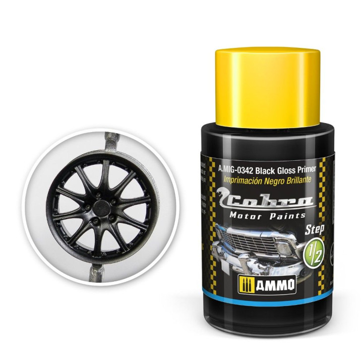 Cobra Motor Black Gloss Primer 30ml