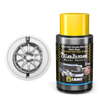 Cobra Motor Chrome Effect for Black Gloss 30ml