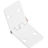 Nylonový MINI pant s kovovým kolíkem. Otvory na obou polovinách pantu pro trvalé upevnění v dřevě nebo pěně. Rozměry: 26x11mm (1x7/16"). Nesložený. Balení 10ks