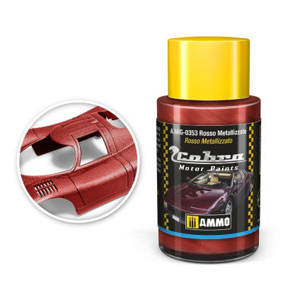 Cobra Motor Rosso Metallizzato 30ml