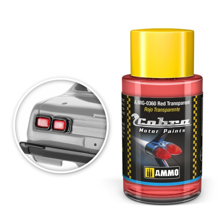 Cobra Motor Red Transparent 30ml