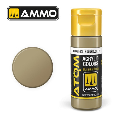 ATOM COLOR Dunkelgelb 20ml