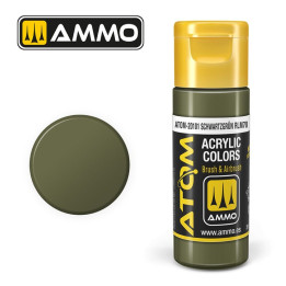 ATOM COLOR Schwartzgrün RLM70 20ml