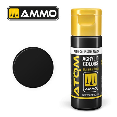 ATOM COLOR Satin Black 20ml