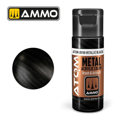 ATOM METALLIC Black 20ml