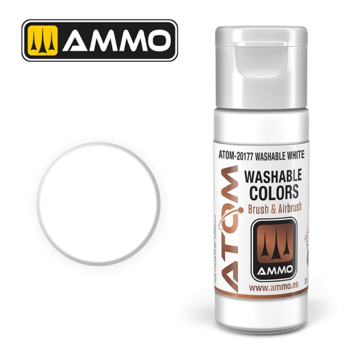 ATOM WASHABLE White 20ml