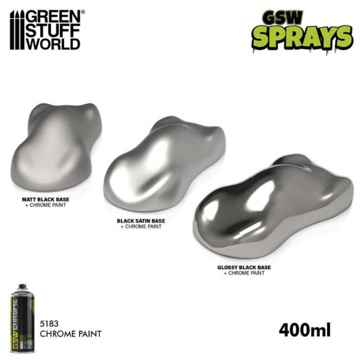 Chrome Spray Paint 400ml / Chrómová farba v spreji 400ml