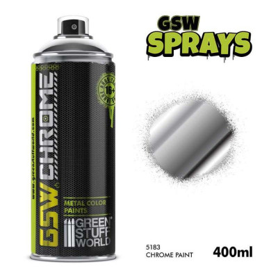 Chrome Spray Paint 400ml / Chrómová farba v spreji 400ml