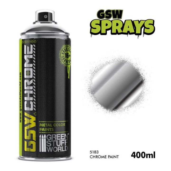 Chrome Spray Paint 400ml / Chrómová farba v spreji 400ml