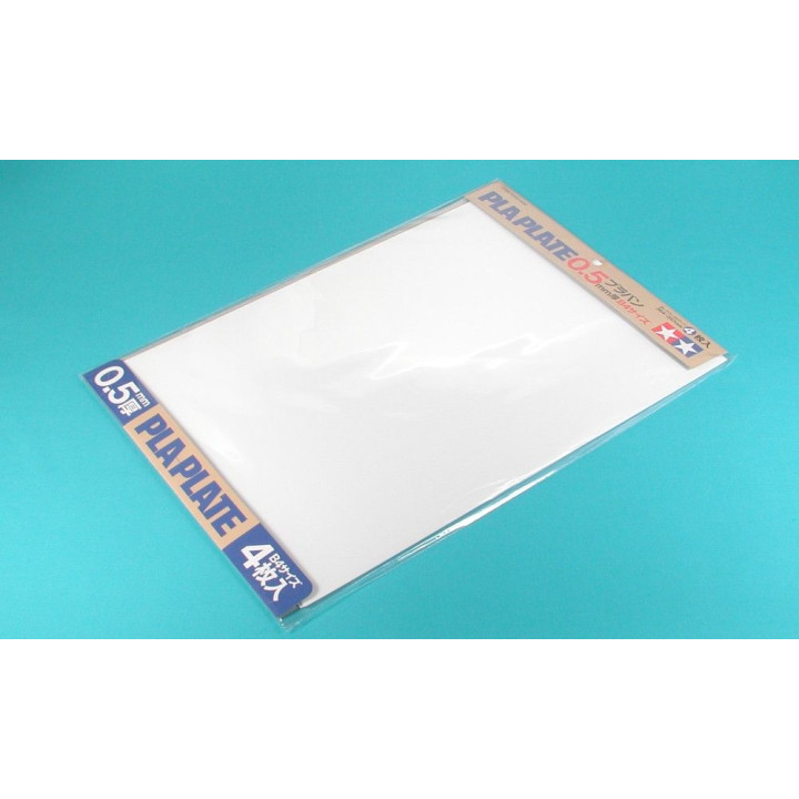 Tamiya Pla-Plate 0,5mm B4 Size 4ks