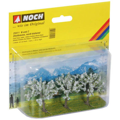 NOCH Ovocné stromy 3ks, 4,5cm