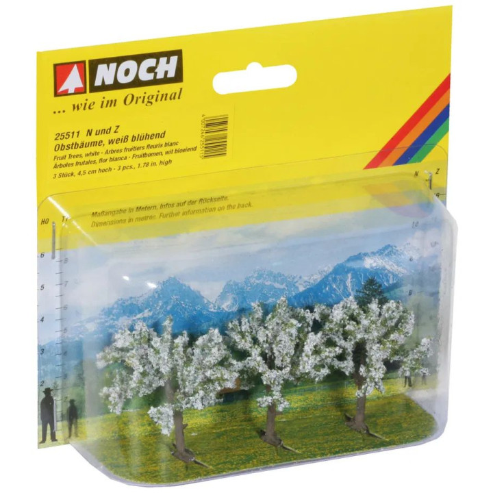 NOCH Ovocné stromy 3ks, 4,5cm