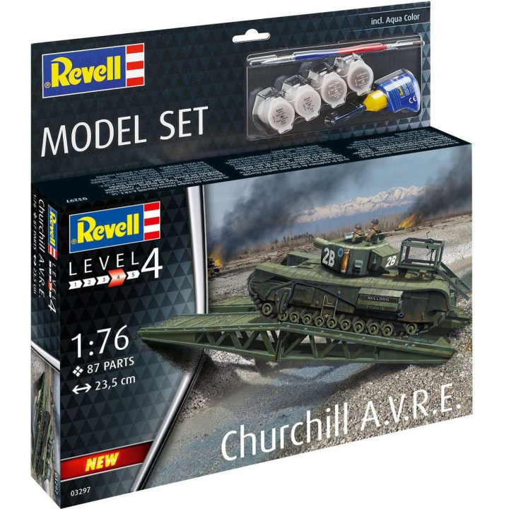 ModelSet military 63297 - Churchill A.V.R.E. (1:76)
