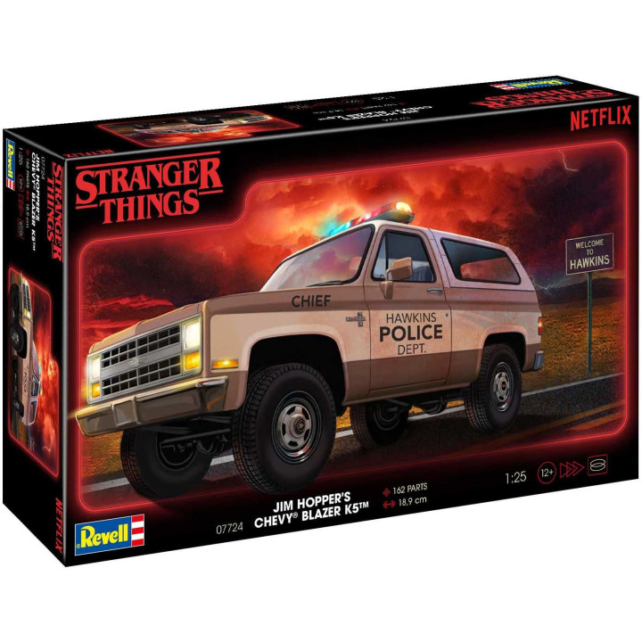 Plastic ModelKit STRANGER THINGS auto 07724 - 1985 Chevrolet K5 Blazer (1:25)